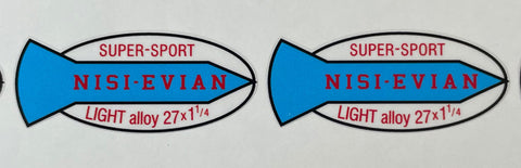 Nis Evian Rim decals