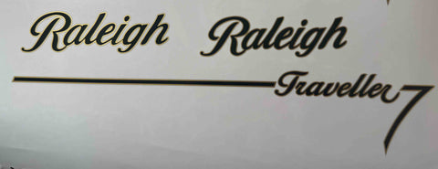 Raleigh Traveller decal set