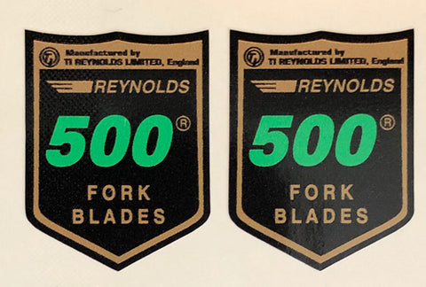 Reynolds 500 fork decals