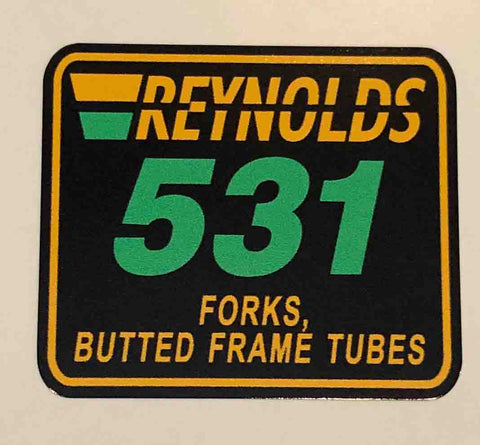 Reynolds 531 Forks, Butted Frame Tubes 89+