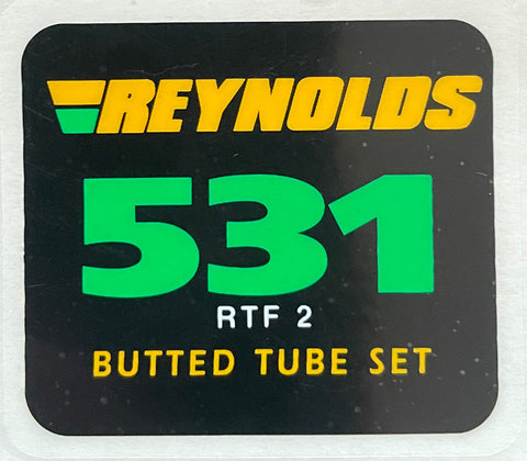 Reynolds 531 butted tube set