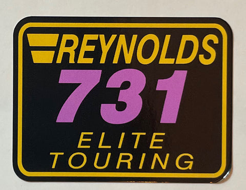 731 Elite Touring frame decal