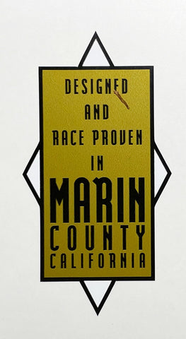 Marin county decal
