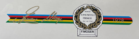 Moser Top tube decal