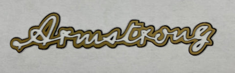 Armstrong script decal