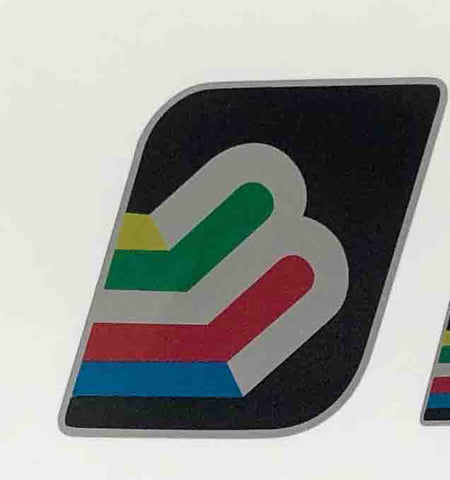 BASSO "Romboid" shaped sticker.
