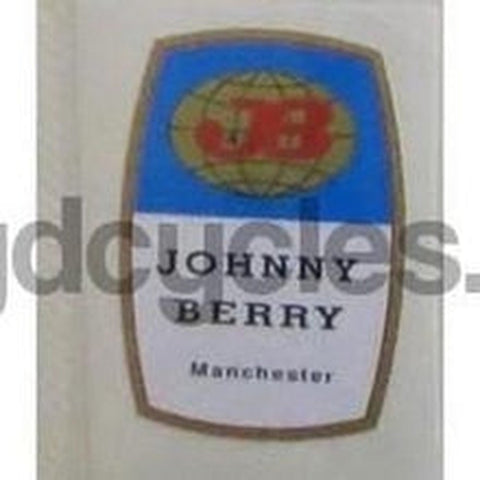 BERRY - Johnny Berry, Manchester. Seat tube decal.
