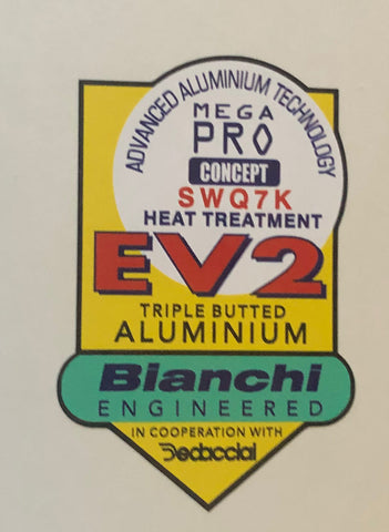 Bianchi EV2 frame decal