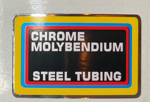 Chrome Molybendium Frame decal