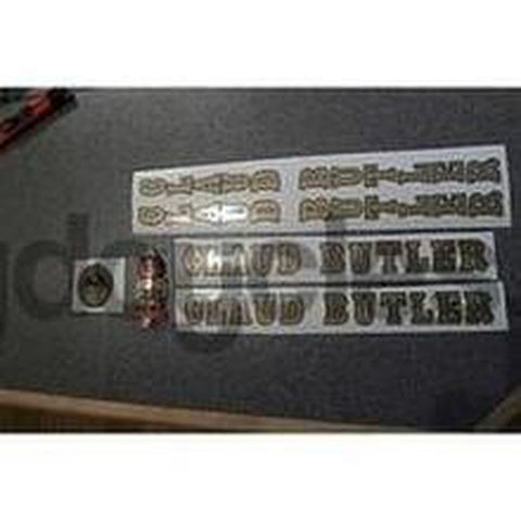 CLAUD BUTLER decal set AND METAL BADGE