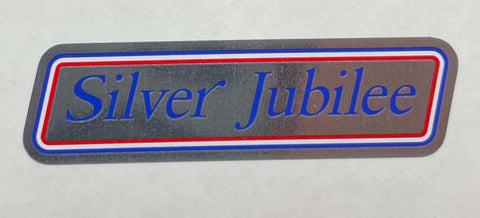 Claud Butler silver jubilee top tube decal