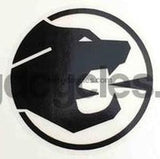 COUGAR head decal. Spitting cats head.