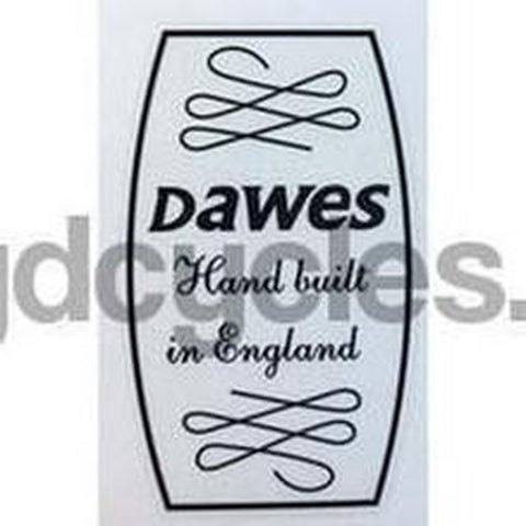 DAWES seat tube decal.