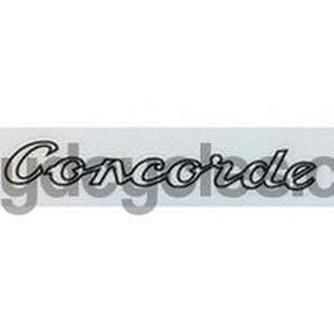 DAWES top tube decal for Concorde model,