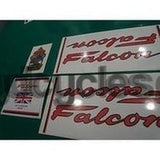 Falcon decal set for Lincolnshire-made frames