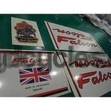 Falcon decal set for Lincolnshire-made frames