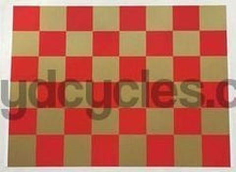 FH Grubb Seat Tube Chequered Panel