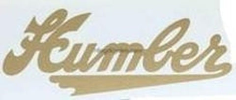HUMBER gold script