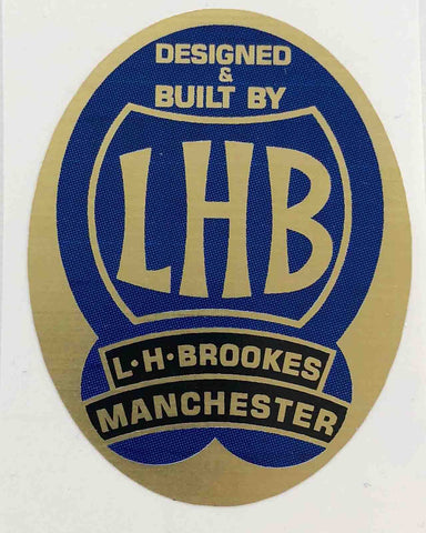 L H Brookes, Manchester Head/seat crest.