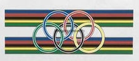 Olympic band with Olympic rings