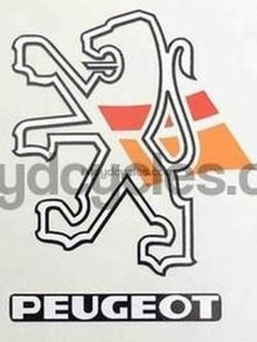 Peugeot ANC Halfords Head Crest Decal