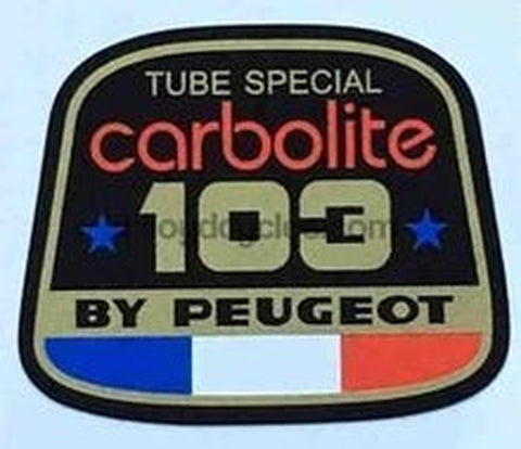 Peugeot Carbolite 103 Tubing Decal