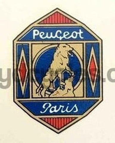 Peugeot Early Head/Seat Decal