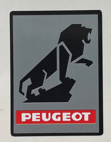 Peugeot small lion decal