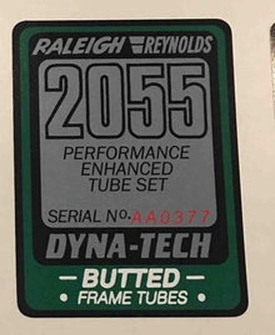 Raleigh 2055 Frame decal