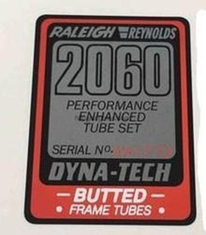 Raleigh 2060 Frame decal