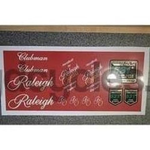 Raleigh Clubman decal set, including 531's.
