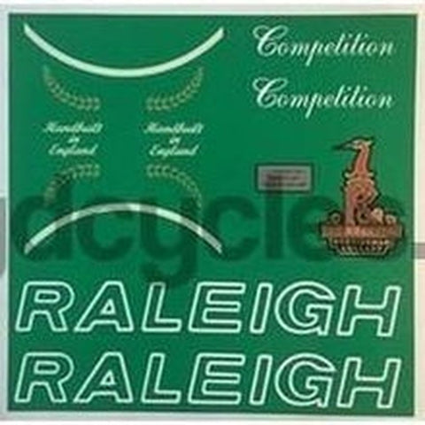 Raleigh Competition Decal set