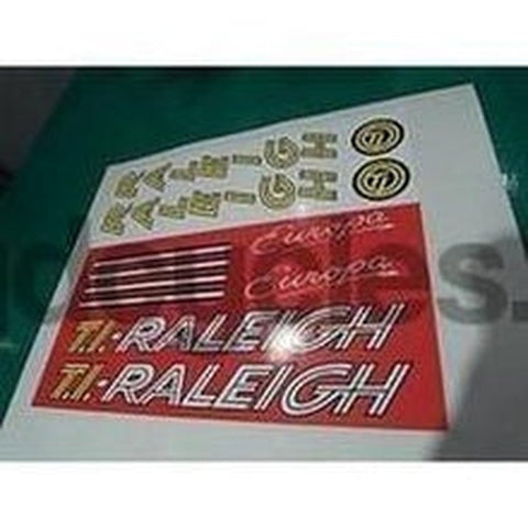 Raleigh "Europa" decal set for 1982-1983 frames.