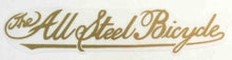 RALEIGH "The All Steel Bicycle" SCRIPT.