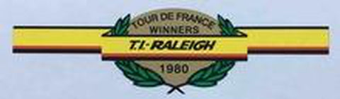 Raleigh Tour de France Winners 1980 decal
