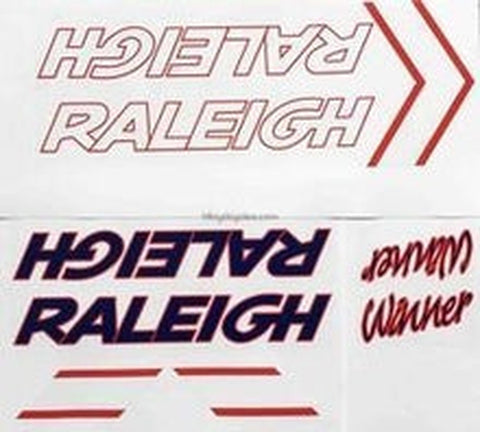 Raleigh Winner Decal set