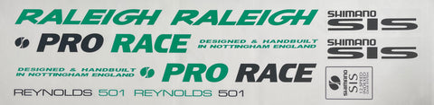 Raleigh Pro Race set