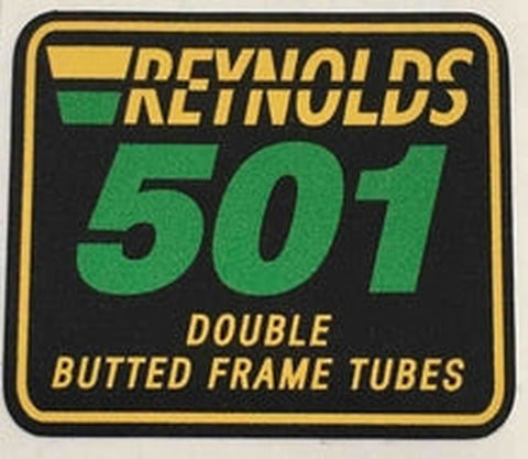Reynold 501 89+ Double butted frame tubes