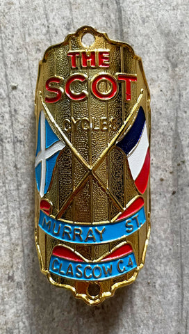 The Scot Metal Headbadge