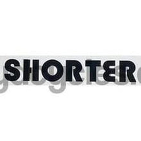 SHORTER (Alan Shorter) chainstay decal