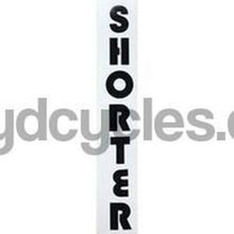SHORTER (Alan Shorter) seat tube decal
