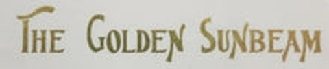 SUNBEAM gold script downtube for "THE GOLDEN SUNBEAM"
