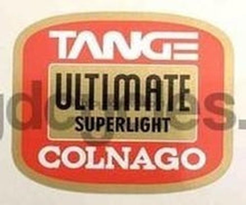 Tange Ultimate Colnago Tubing Decal
