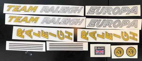 Team Raleigh Europa Decal set