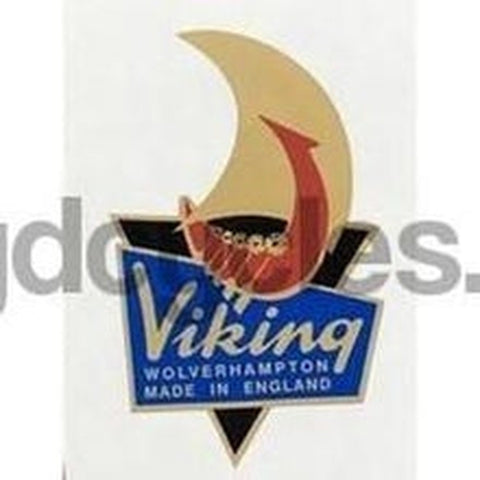 VIKING curved sail type crest for head tube.