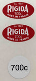 Vintage RIGIDA rim decals