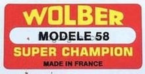 Wolber Modele 58 decals